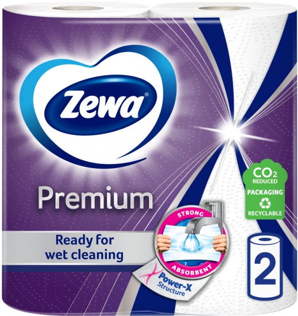 Zewa бум полотенца Standard 2сл, 2рул (45 листов)